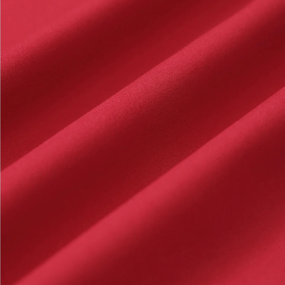 Rihoas Red Ruched Halter Midi Dress - Picture 7 of 8